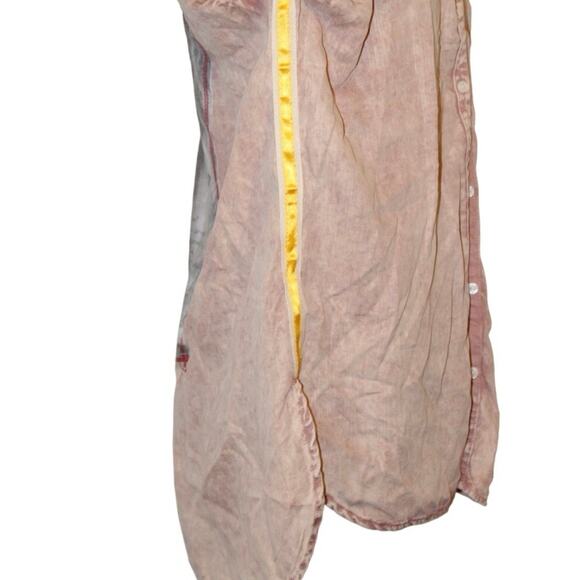 The Nu Vintage Stevie Nicks Graphic Shirt | Rose Pink Button-Up | Size Large - Picture 3 of 7